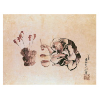 Obrazová reprodukce Craftsman painting toys, Katsushika Hokusai, 40 × 30 cm