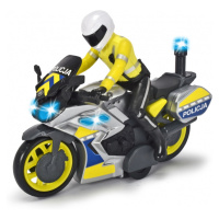 DICKIE SOS Policejní motorka 17cm