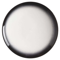 Bílo-černý keramický dezertní talíř Maxwell & Williams Caviar, ø 20 cm