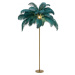 KARE Design Stojací lampa Feather Palm - zelená, 165cm