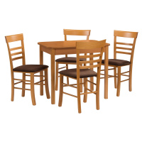 MI-KO Jídelní set stůl PIKO / židle SIENA olše