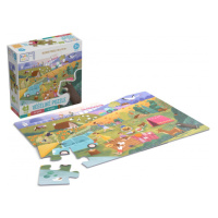 KukiKuk 80052 Véééliké puzzle Na výletě