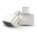 Redukce WG Micro USB na USB s OTG, stříbrná
