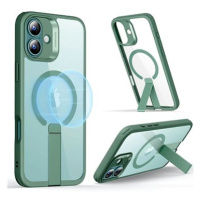 ESR Boost Flickstand Case (HaloLock), Compatible with iPhone 16, Clear Green