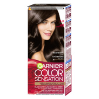 Garnier Color Sensation  permanentní barva na vlasy 3.0 tmavě hnědá, 60+40+10ml