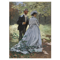 Obrazová reprodukce The Promenaders, or Claude Monet Bazille and Camille, 30 × 40 cm