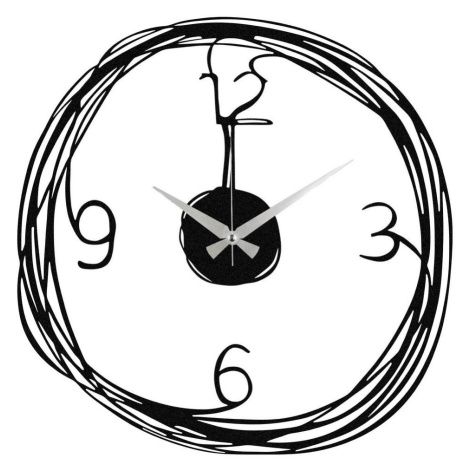 Nástěnné hodiny 48 cm 1xAA černá Donoci