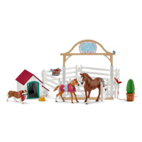 Schleich 42458 ohrada s koníky a fenka Ruby