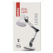 EMOS Stolní lampa LUCAS na žárovku E27, bílá Z7609W