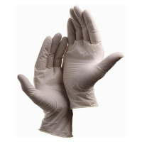 Jednorázové rukavice latexové pudrované
