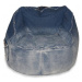 Sedací vak Jeans Chair blue