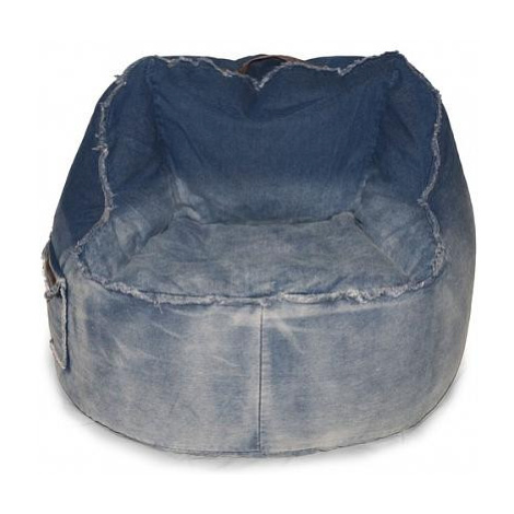 Sedací vak Jeans Chair blue FOR LIVING