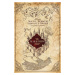 Plakát, Obraz - Harry Potter - Marauders Map, (80 x 120 cm)