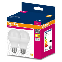 2PAK LED žárovka LED E27 A60 19W = 150W 2452lm 2700K Teplá 200° OSRAM VALUE