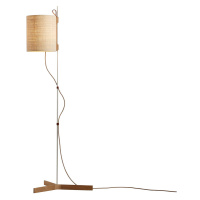 Carpyen Magnetická stojací lampa, Ø 25 cm, saguran, přírodní dub