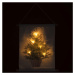 MAXXIVA® 86700 Hängende LED Leinwand inklusive 5 LEDs Wandmotiv Weihnachtsbaum 30 x 40 cm