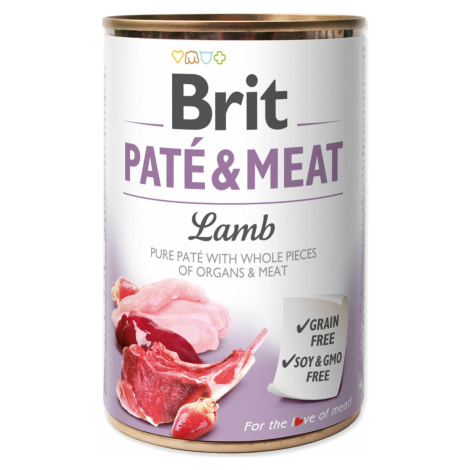 Konzerva Brit Paté & Meat jehně 400g