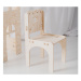 Myminihome Židle EMMA ze dřeva do dětského pokoje Zvolte barvu: Nelakovaná