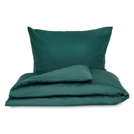 Kvalitex Saténové povlečení LUXURY COLLECTION tmavě zelené 1x 220/200, 2x 70/90cm