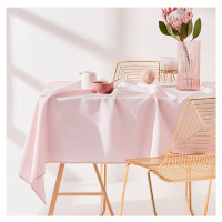 Ubrus na stůl v růžové barvě 140 x 200 cm