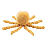 NATTOU První hračka pro miminka chobotnička PIU PIU Lapidou okrová 0m +