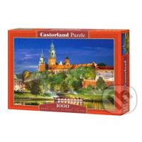 Wawel Castle-by-night Poland - puzzle z kategorie Města a stavby