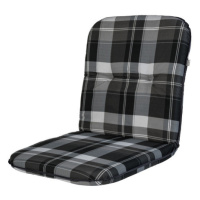 LIVARNO home Potah na židli / křeslo, 100 x 50 x 5 cm (šedá/káro)