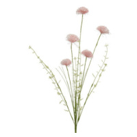 Umělá květina Polní kvítí 60 cm, růžová