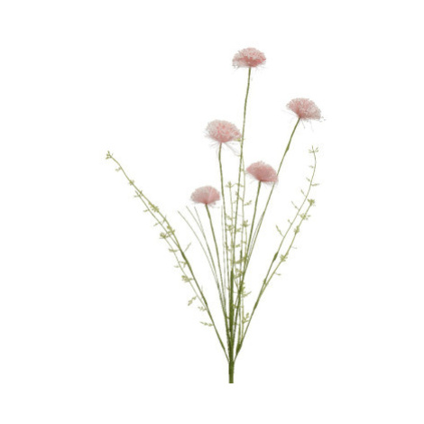Umělá květina Polní kvítí 60 cm, růžová Asko