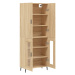 vidaXL Skříň highboard dub sonoma 69,5 x 34 x 180 cm kompozitní dřevo