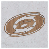 Dřevěný obraz - Logo Carolina Hurricanes