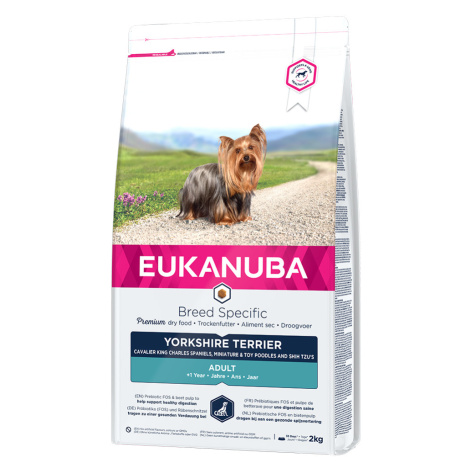 Eukanuba Yorkshire Terrier - výhodné balení: 3 x 2 kg