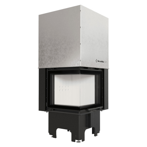 KRATKI krbová vložka VN 480/480 BS, levé prosklení s výsuvem