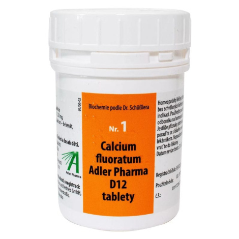 Adler Pharma Schüsslerovy soli - Nr. 1 Calcium fluoratum D12 2000 tablet