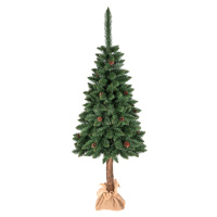 Vánoční stromek na kmínku se šiškami 220 cm
