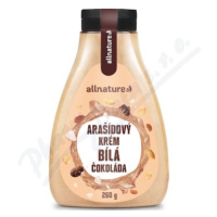 Allnature Arašídový krém bílá čokoláda 260g