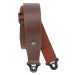 D'Addario Comfort Leather Auto Lock Guitar Strap Brown