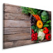 MyBestHome BOX Plátno Košík Zeleniny Na Dřevěném Stole Varianta: 40x30