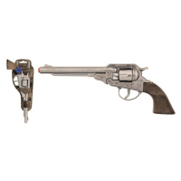 Gonher 3088 revolver kovbojský stříbrný, kovový 8 ran