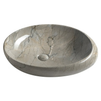 DALMA keramické umyvadlo 68x44x16,5 cm, grigio MM313