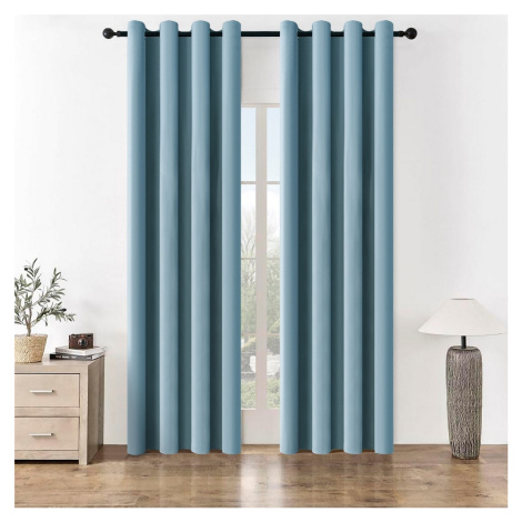 4Home Zatemňovací závěs Manila modrošedá, 150 x 250 cm