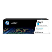 HP 203X Cyan LaserJet Toner Cartridge Azurová