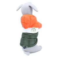 Vsepropejska Palaton prošívaná bunda pro psa s kapucí Barva: Zelená, Délka zad (cm): 22, Obvod h