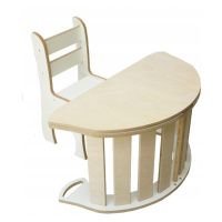 Houpačka Montessori Dřevěný pro děti velký Židle Psací stůl Solidní Pl