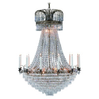 Markslöjd Okázalý svíčkový lustr Läckö 92 cm
