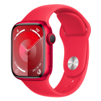 Apple Watch S9 41 mm sport band S/M smart hodinky Red