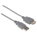 PremiumCord USB 2.0 kabel prodlužovací, A-A, 1m - kupaa1