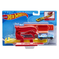 Mattel hot wheels odpalovací rampa červená, fvm09