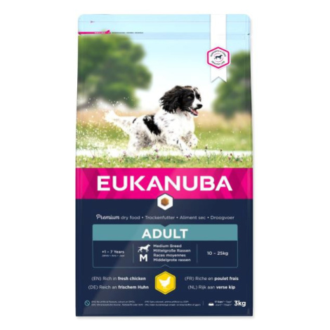 EUK ADULT MEDIUM 3KG Eukanuba