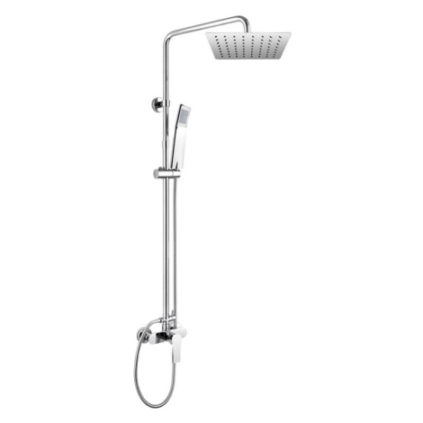 MEREO Dita sprchová baterie s talířovou hranatou slim sprchou, nerez CBE60104SDD